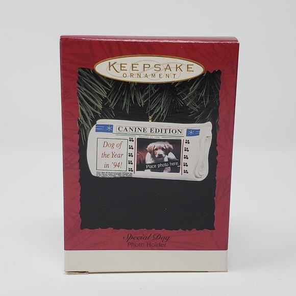 1994 Hallmark Special Dog Handcrafted Keepsake Holiday Christmas Ornament. - Picture 1 of 6